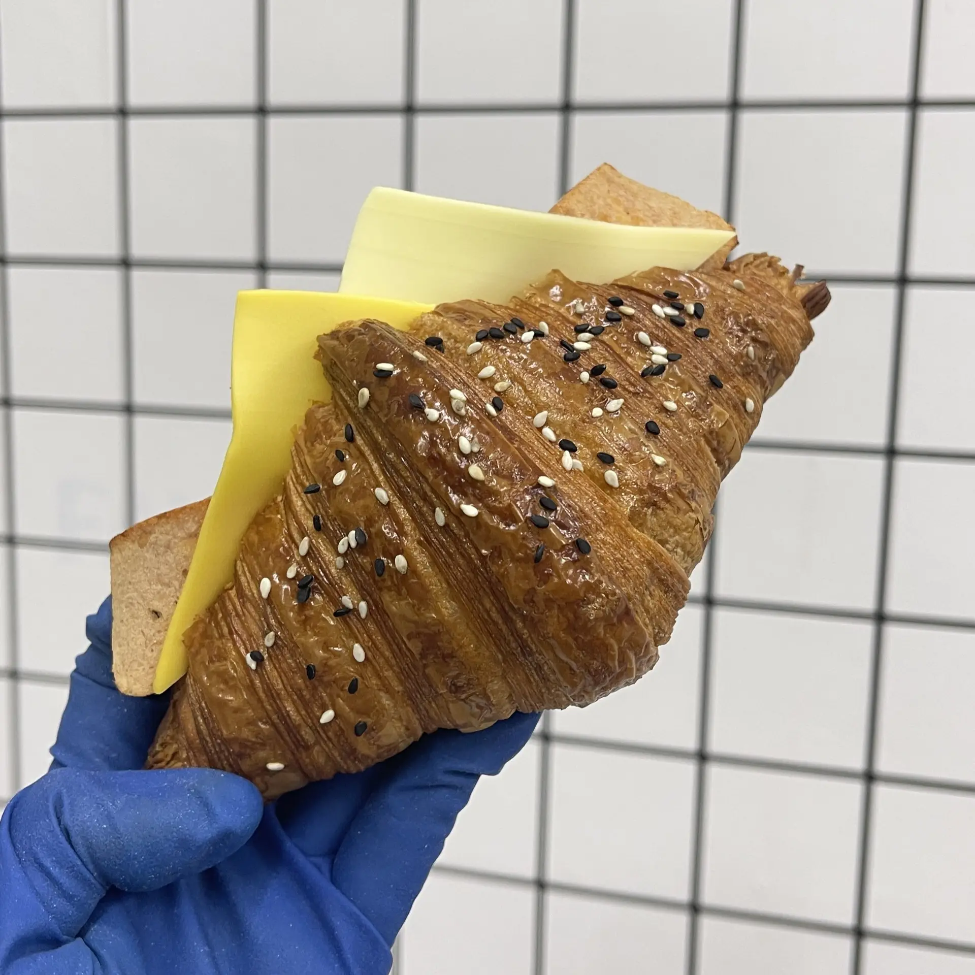 ham and cheese croissant by Fawaa MY – handmade savoury pastry in Kuala Lumpur