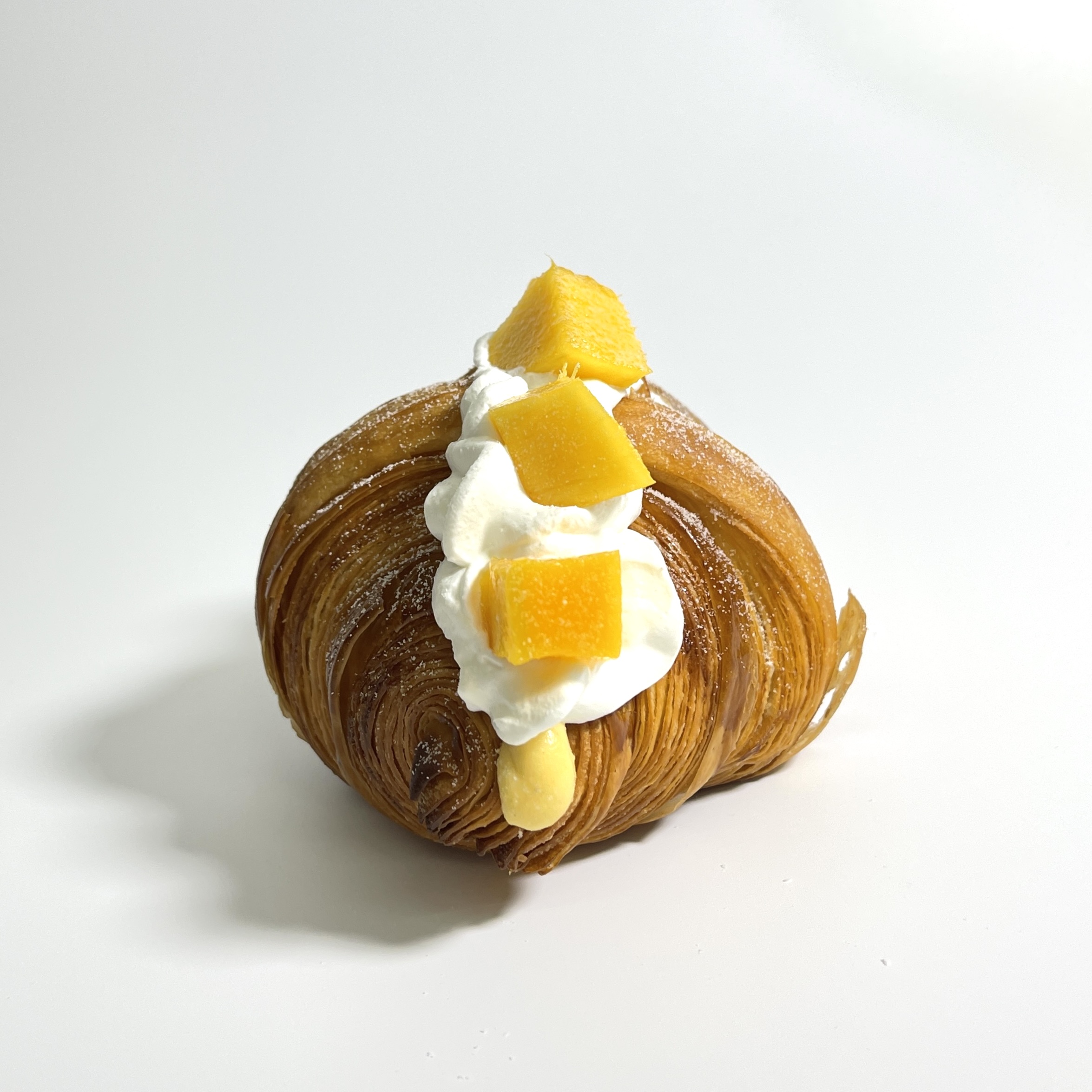 mango croissant by Fawaa MY – fruit-filled pastry supplier in Malaysia