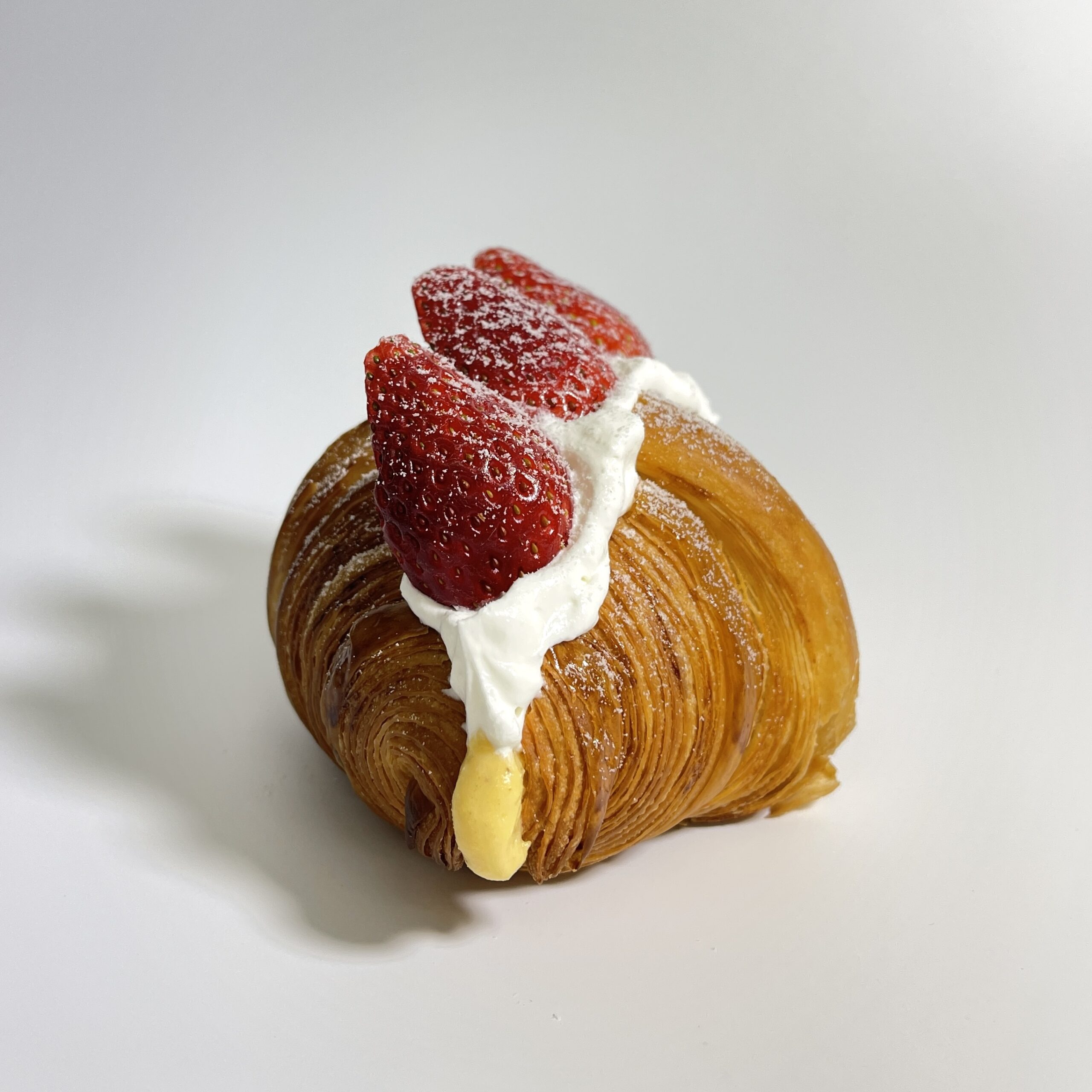strawberry croissant by Fawaa MY – handmade pastry supplier Malaysia