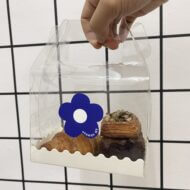 Muslim-friendly mini pastry gift box with croissant and brownie by Fawaa MY, baked fresh in Kuala Lumpur.